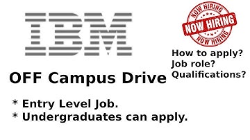 IBM HIRING | Off Campus Drive | Associate System Engineer | Apply Now