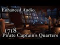 New audio pirate captains quarters asmr relaxing and soothing ambience for reading or sleeping