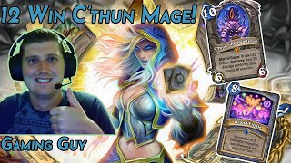 [12 Win C'Thun Mage] [Hearthstone Arena] [4k at 60fps]