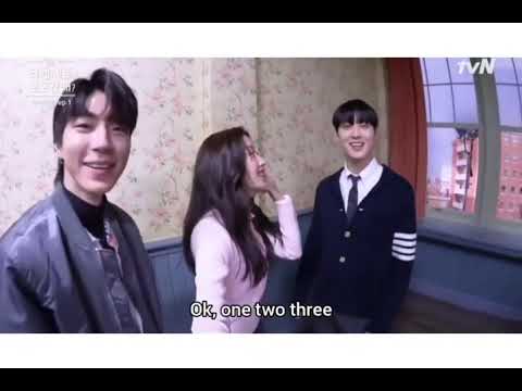 moon gayoung and cha enwoo teasing each other