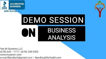 www.myyesm.com - Business Analysis BA Online Training