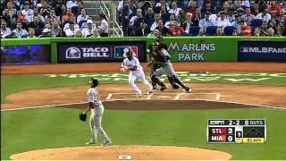 2012/04/04 Reyes' first Marlins at-bat