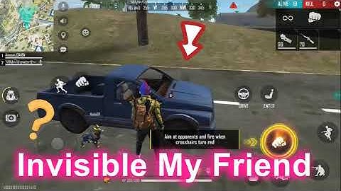 Invisible friend  free fire (bug fire)