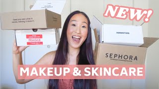 Makeup &amp; Skincare Unboxing Haul | Sephora, Hourglass, Dermstore, Krave Beauty + more!