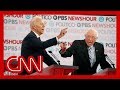 Joe Biden and Bernie Sanders butt heads over health care plans