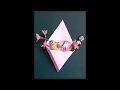 Origami boite triangulaire