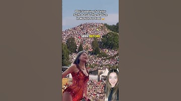 Taylor Swift REACTS To 50K Fans Watching Outside Stadium In Munich! 😱