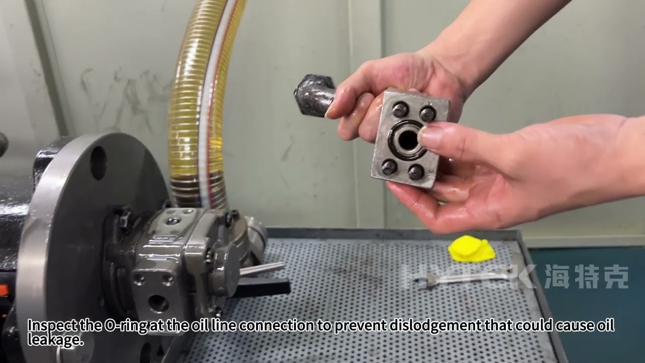 Installation of HG Series Internal Gear Pump