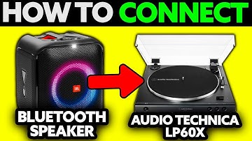 How To Connect Bluetooth Speaker to Audio Technica LP60X (2025) - Step by Step