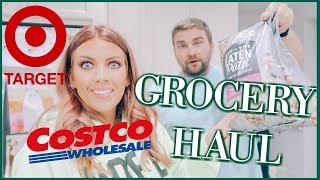 OUR GROCERIES THIS WEEK | Costco, Hello Fresh & Target | Sam & Jay