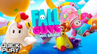 Fall Guys Ultimate Knockout Gameplay with Zanitor! Fun Party Game Battle Royale! (Quick Play) screenshot 2