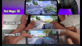 Red Magic 5G vs Samsung S20 vs S10E Speed test/Gaming Comparison/PUBG/Antutu