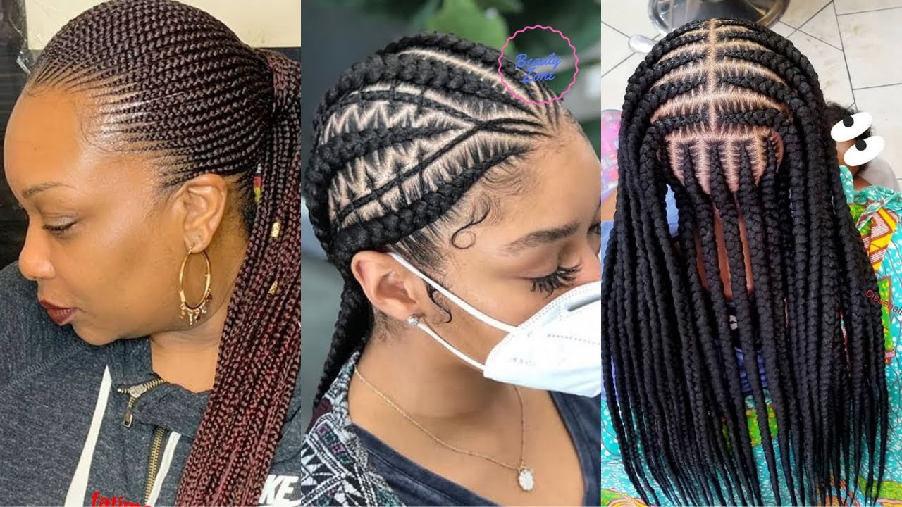 7. 50 Stunning Cornrow Braids to Try for 2021 - wide 3