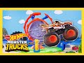 The SWAMP JUNGLE'S DANGEROUS BOOBY TRAPS! 😱🌲 | Monster Trucks Tournament of Titans | @Hot Wheels