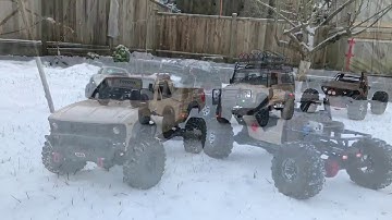 RC4WD GELANDE II AXIAL WRAITH SCX10 IN SNOW