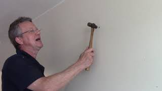 Remove Molly Bolt and Repair Drywall