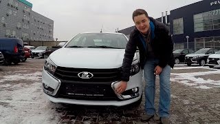 Lada Vesta - Забираем нашу ласточку из Техинкома + первые впечатления