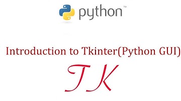 1 Introduction to Tkinter(Python GUI)