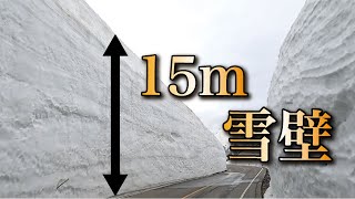 15mの雪壁がやばすぎた。お取引先の方々と立山バックカントリーに行ってミーティングしようと思ったら人生の深さに気付いた。