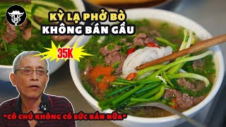 Hanoi food | LẠ KỲ PHỞ BÒ ĐẤT LÒ MỔ vị thời BAO CẤP - KHÔNG BÁN GẦU đông tấp nập
