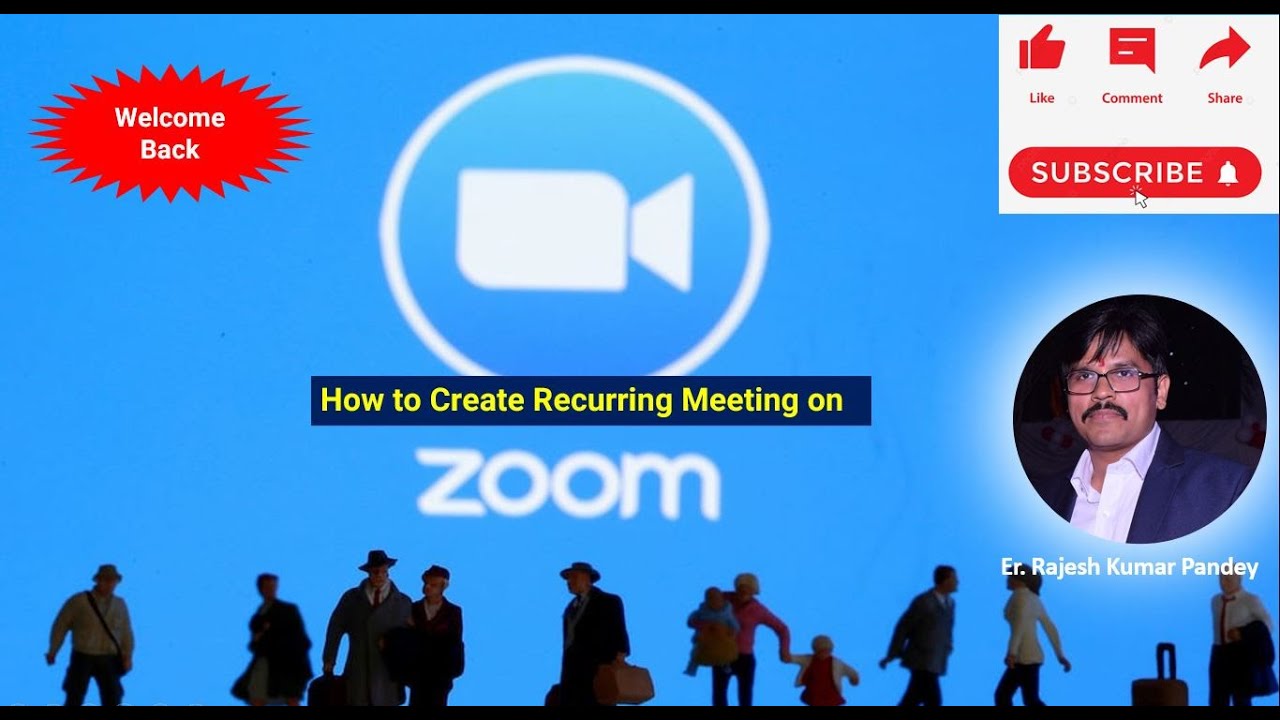 HOW TO CREATE ZOOM RECURRING MEETING IDs - YouTube
