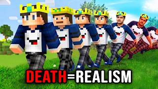 Minecraft, But DEATH = REALISM screenshot 1