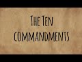 The Ten Commandments📜