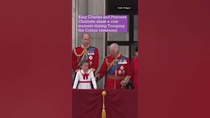 Something tickled you? King Charles and Princess Charlotte's Sweet Moment 💗