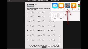 Schoology - Student View/Annotating a PDF (iPad)