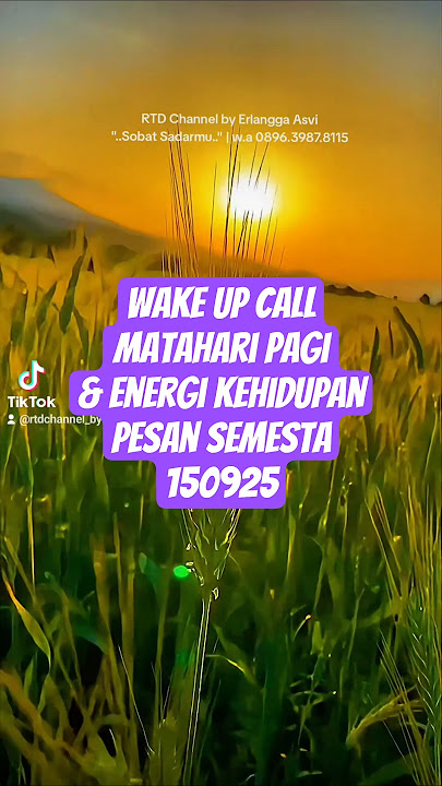Morning Sun & Life Energy: Wake Up Call of the Soul. Message from the Universe 150925. #universem...