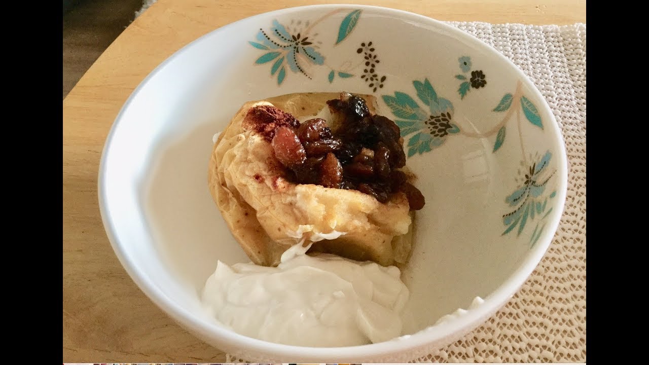 Slimming World: запеченное яблоко с фаршем (полезный дополнительный выбор B)