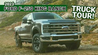 Take a tour of the 2023 Ford F-250 King Ranch at $94K!