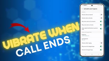 How To Turn On/Off Vibrate When Call Ends on Galaxy S24