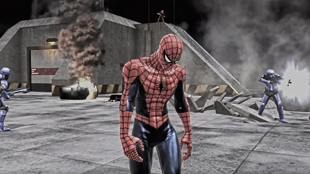 In 'Spider-Man: Web of Shadows', at the start of the game where