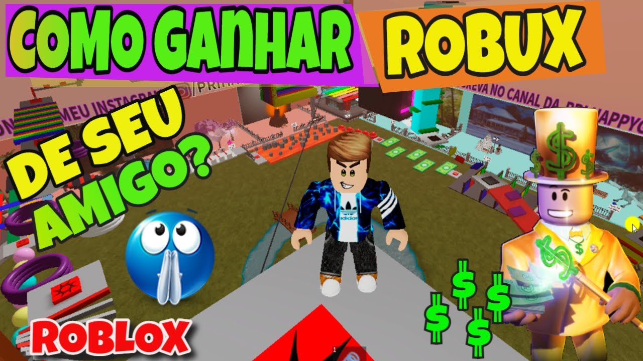 Como Dar Robux Para Seu Amigo Como Ganhar Robux De Amigo Como Conseguir Robux Jogos Do Roblox Youtube - como ativar os minutos robux no roblox
