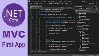 Create Your First ASP.NET Core MVC Application using Visual Studio | Models Views and Controllers