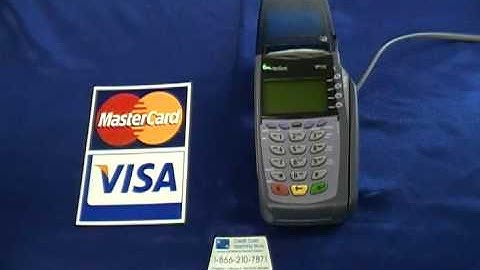 Vx510 Credit Card Machine Installation Process