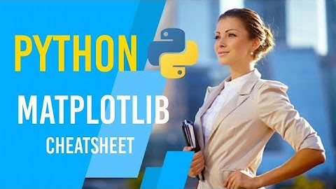 Python Matplotlib Cheat Sheet for Datascience