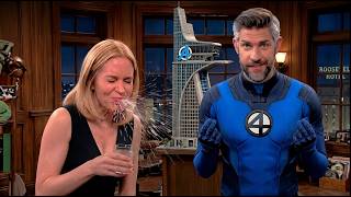 Nobody Makes Emily Blunt LAUGH Like John Krasinski...