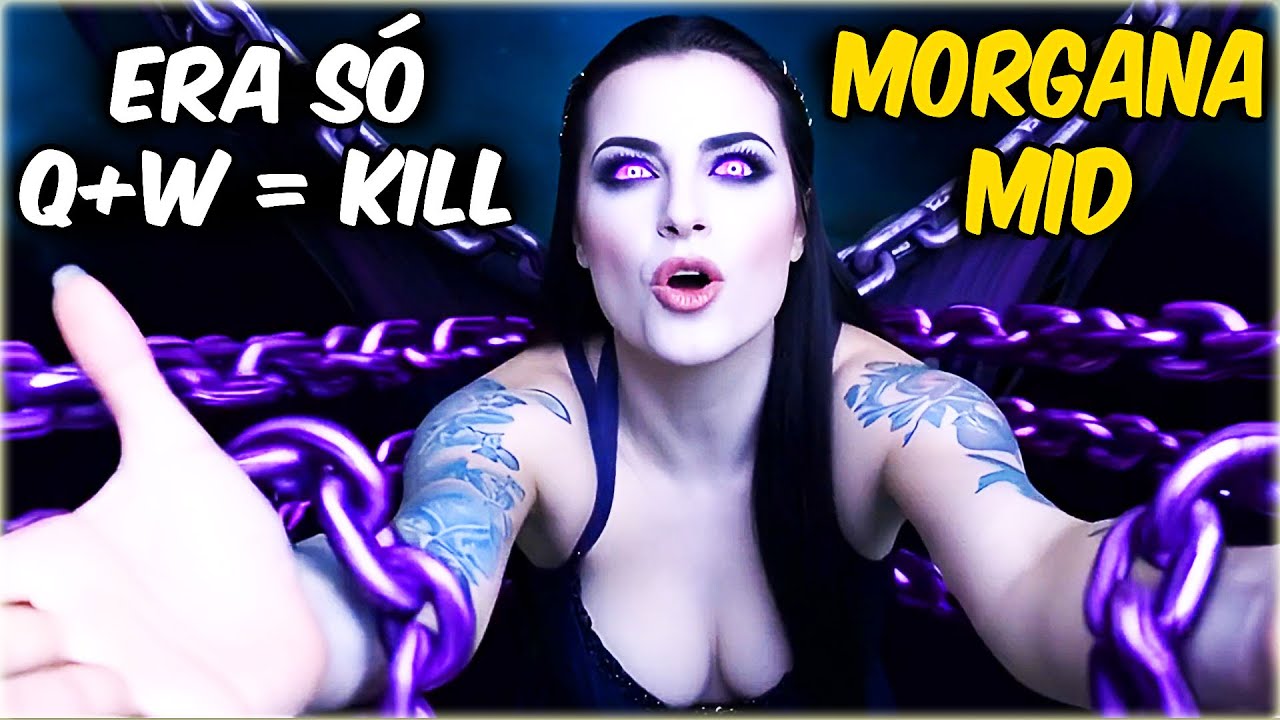 SÓ Q + W E QUASE 30 KILLS — MORGANA MID TÁ BEM INTERESSANTE