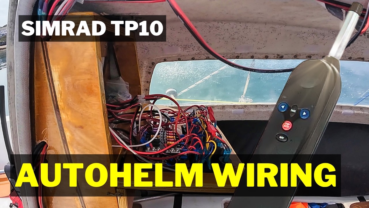 ⁣Wiring in My Simrad TP10 And Some Smaller Jobs!