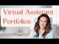 How to create a  virtual assistant portfolio with no experience