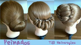 Peinados sencillos | Peinados de boda | Hermosos peinados para cabello largo | Peinados faciles