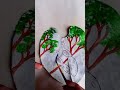 painting on leaf 🍂#youtubeshorts #viral #painting