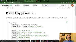 Use Lists in Kotlin Part 2 mutableLists  and putting it together Android Basics in Kotlin unit 2 pat