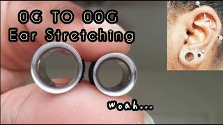 stretching from 0G to 00G + new goal size?! | ear stretching journey 