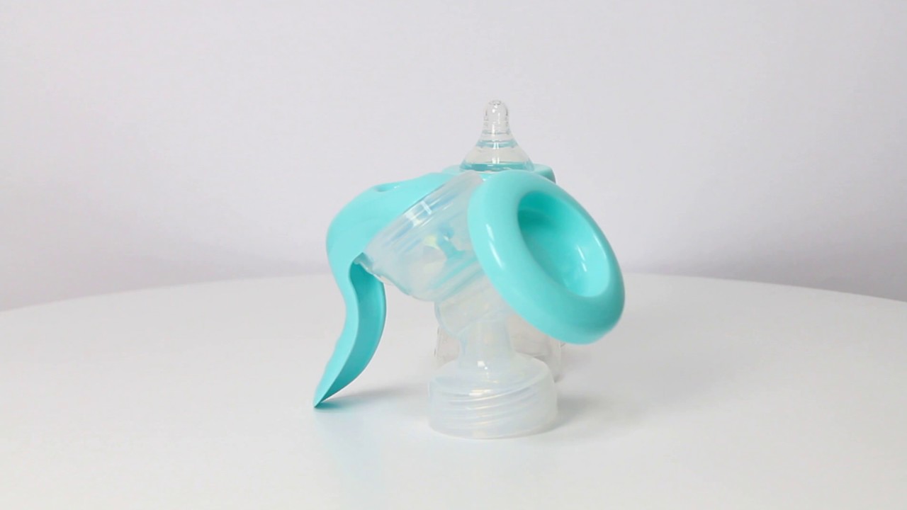 Молокоотсос механический с бутылочкой Lindo PK071 - YouTube
