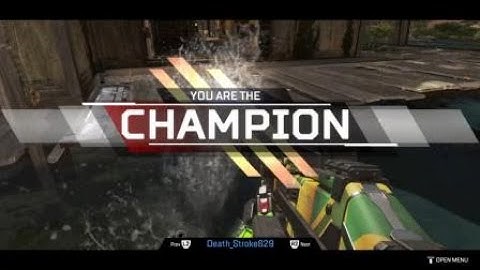 Apex Legends-double golden knockdown shield win clip