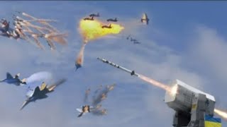 Putin panic!!! 345 Su-57 aircraft were destroyed by Ukrainian anti aircraft