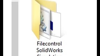 Filecontrol SolidWorks Simulation  resultfiles (cwrfiles)